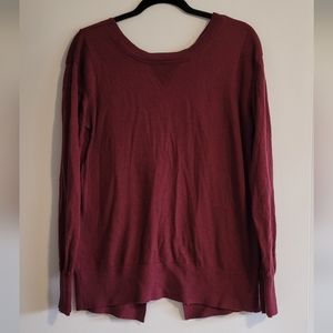 Lululemon Knit Long Sleeve Criss Cross Back